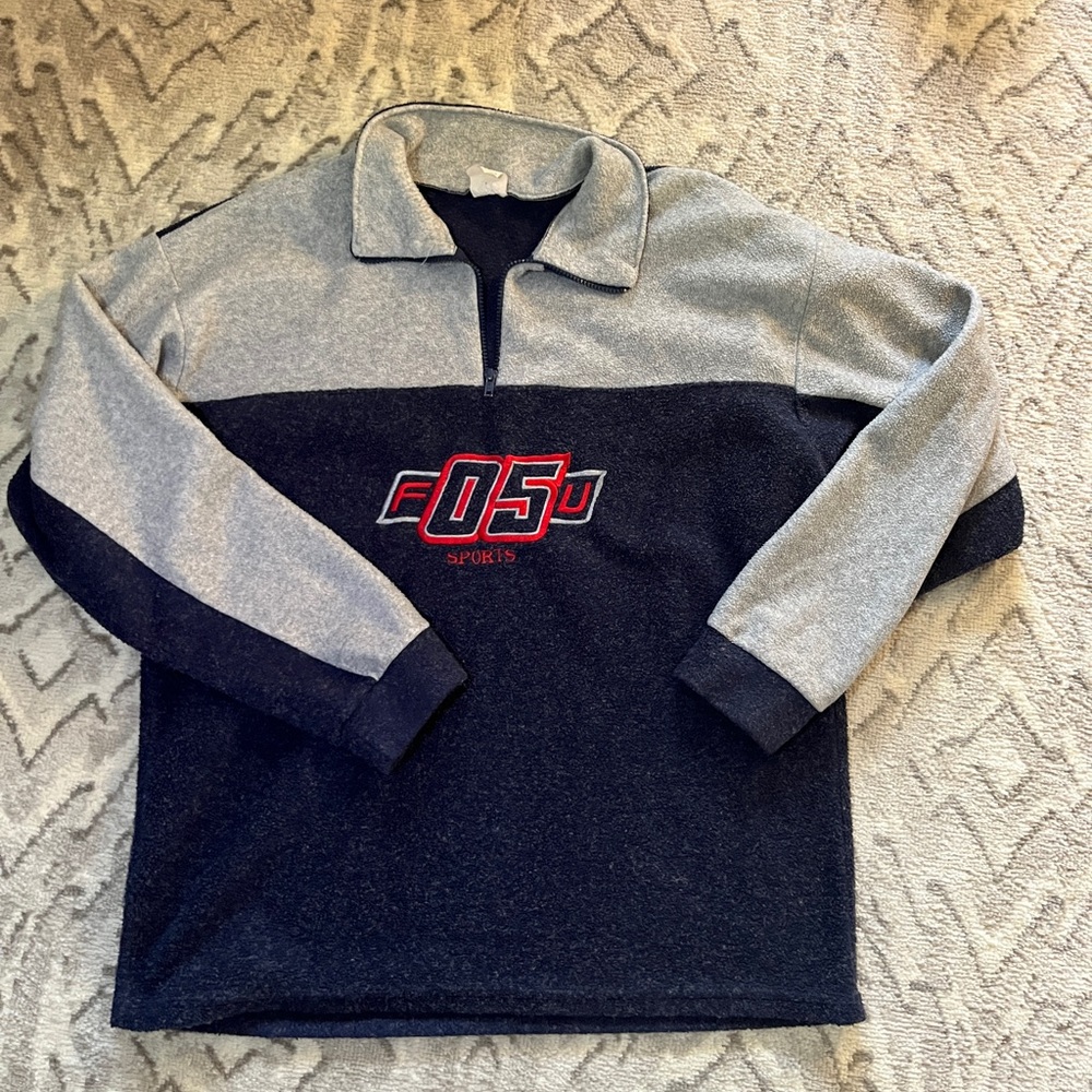 Vintage 90's Fubu Sherpa Fleece sweater men’s XL